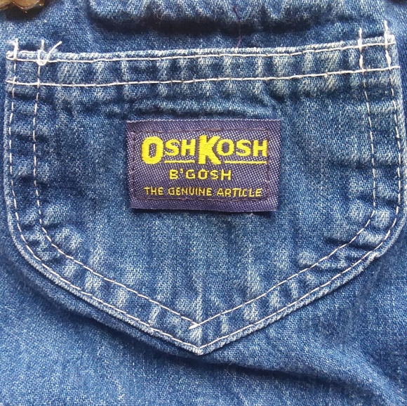 Vintage OshKosh B'gosh Denim dress made in USA - Picture 6 of 8